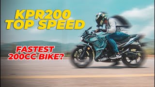 Lifan KPR200 Top Speed Test [upl. by Riannon]