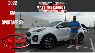 2022 Kia Sportage SX Test Drive Walk Around and Full Review  Matt the Car guy [upl. by Itch]