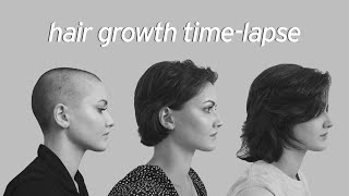 Hair Growth Timelapse  1 Year [upl. by Renaxela]