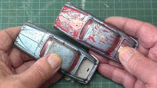 DINKY TOYS RESTORATION JAGUAR Mk X 142 [upl. by Arakaj]