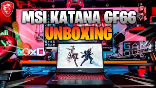 MSI Katana GF66  Nvidia RTX 3070 Unboxing  Whats In The Box [upl. by Imar193]