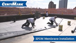 Installing an EPDM roof system [upl. by Anafetse]