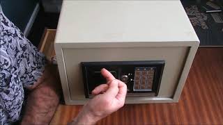 115 Tutorial  Noble Electronic Digital Safe with comedy wafer lock [upl. by Atikin]