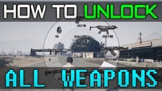 Gta 5  Unlock quotAll Weaponsquot Cheat Code  Guide [upl. by Aloin]