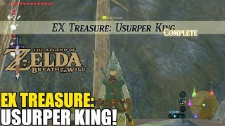 EX Treasure Usurper King  Usurper King Helmet Location Botw [upl. by Kiryt]