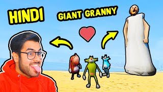 OGGY amp JACK Found Giant Granny in GTA 5  Hitesh KS [upl. by Cindy]