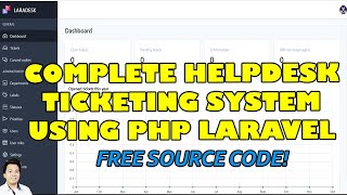 Complete Helpdesk Ticketing System using PHP Laravel and MySQL  Free Source Code Download [upl. by Dody]