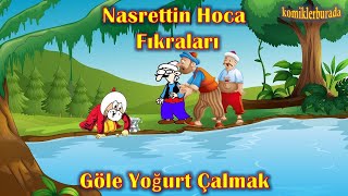 En Komik Fıkralar  Nasrettin Hoca Fıkraları  1  Göle Yoğurt Çalmak [upl. by Haizek]