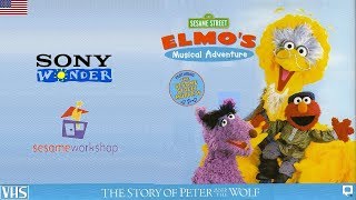 Sesame Street Elmos Musical Adventure—The Story of Peter amp The Wolf VHS 010901 USA [upl. by Airretal]