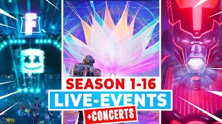 All Fortnite LIVEEVENTS Season 116 NEW Zero Crisis Event [upl. by Ardnasyl]