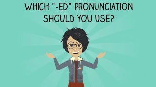 Pronunciation Past Tense Regular Verbs ed [upl. by Woodley]