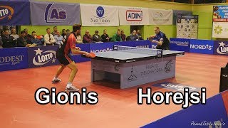 Gionis Panagiotis vs Miroslav Horejsi  Table Tennis [upl. by Tham191]