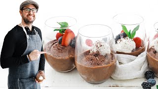 Perfect Chocolate Mousse Recipe [upl. by Oecam]