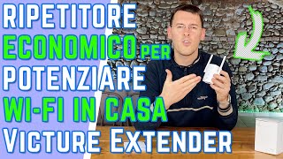 RIPETITORE WIFI ECONOMICO per la casa Victure Extender [upl. by Rosamond]