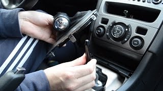 How to remove  change gear knob on Peugeot Citroen [upl. by Tybald]