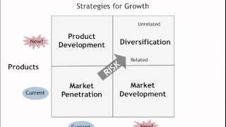 The Ansoff Matrix [upl. by Lejna]