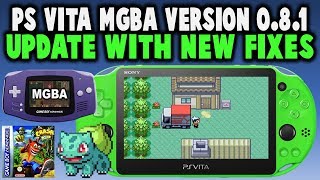 PS Vita MGBA Emulator Version 081 Test Latest Update [upl. by Iral201]