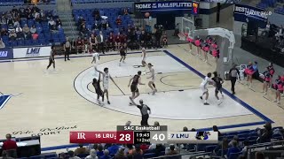 LenoirRhyne vs Lincoln Memorial Mens  SAC Highlights [upl. by Niamor]