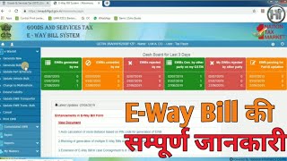 How to Create EWay Bill in Hindi  E way Bill kaise banaye  Humsafar Tech [upl. by Ozkum]