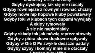 Paktofonika  Gdyby tekst [upl. by Iramaj]