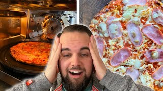 Pizza aus der Mikrowelle 🔥  Wie funktioniert der Doppelgrill [upl. by Rosemari29]