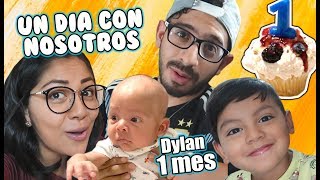 Rutina Un Día Con Nosotros  Dylan Cumple Un Mes  Family Juega [upl. by Ahsienel]