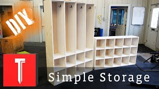 Simple DIY Storage  Easy Cubbies [upl. by Parnell]