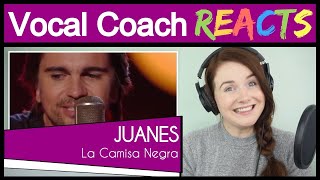 Vocal Coach reacts to Juanes  La Camisa Negra [upl. by Retrac]