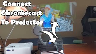 Google Chromecast How to Connect to Projector ALL GOOGLE CHROMECASTs [upl. by Ardnasirhc136]