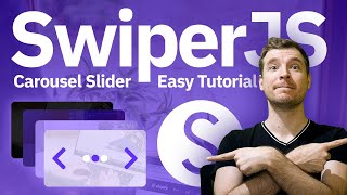 Swiper JS Tutorial  Carousel Slider with SwiperJS [upl. by Junna392]