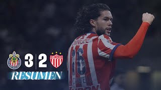 CHIVAS 32 NECAXA J13  FEROZ REMONTADA del REBAÑO [upl. by Nnayelsel]