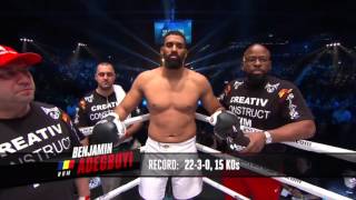 GLORY 26 Amsterdam  Rico Verhoeven vs Benjamin Adegbuyi Heavyweight Title Fight [upl. by Wasson]