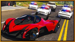 GTA 5 Roleplay  4000HP devel 16 EMBARRASSING cops  RedlineRP [upl. by Ivo]