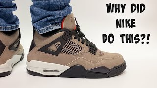 You WILL Be DISAPPOINTED Air Jordan 4 Taupe Haze ON FEET [upl. by Drobman]