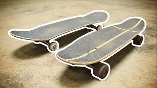 CRUISER SKATEBOARD VS NORMAL SKATEBOARD [upl. by Ulrich]