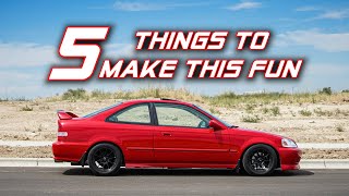 5 Things to Make Your Underpowered Honda More Fun to Drive [upl. by Inalial]