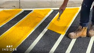 How Road Signs Are Professionally Painted [upl. by Narmis]