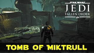 Explore the tomb of Miktrull  Star Wars Jedi Fallen Order [upl. by Carlin]