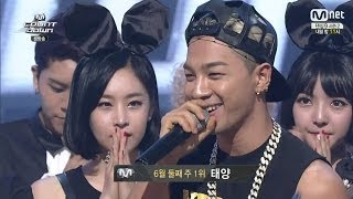 TAEYANG  INTRO  눈코입EYESNOSELIPS 0612 M COUNTDOWN NO1 OF THE WEEK [upl. by Narton]