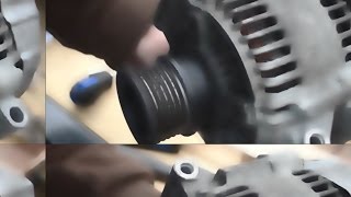 How to Remove Alternator Pulley in a few seconds [upl. by Hamner]