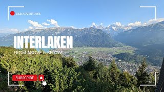 Interlaken in 4K Exploring Switzerland’s Alpine Beauty [upl. by Ocihc]