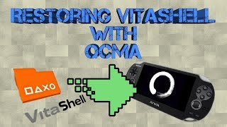 Restoring Vitashell On PS Vita with Enso 365 using QCMA [upl. by Ahtinak89]