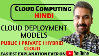 Cloud Deployment Models  Public Private and Hybrid Cloud Explained in Hindi [upl. by Tigdirb]