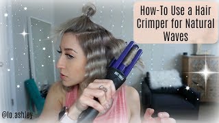 Using a HAIR CRIMPER to Create Natural Waves [upl. by Madora]