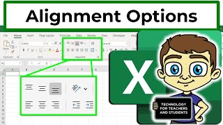 Excel Alignment Options Tutorial [upl. by Nnagem]