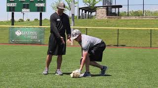 Training Tip Fielding A Ground Ball From the Outfield [upl. by Nnylyoj]