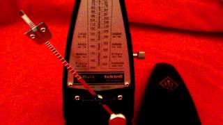 TAKTELL PICCOLO METRONOME WITTNER BLACK made in Germany [upl. by Hurty536]