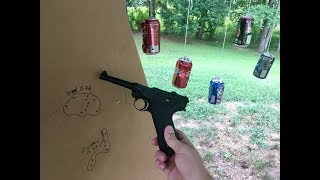 Umarex P08 Luger Replica CO2 Pistol Review [upl. by Alad]