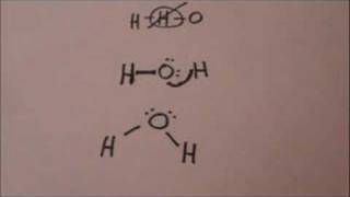 Lewis Structures 2 Water and Ammonia [upl. by Gypsy91]