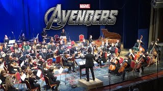 The Avengers Theme Symphony Orchestra LIVE [upl. by Eilitan]